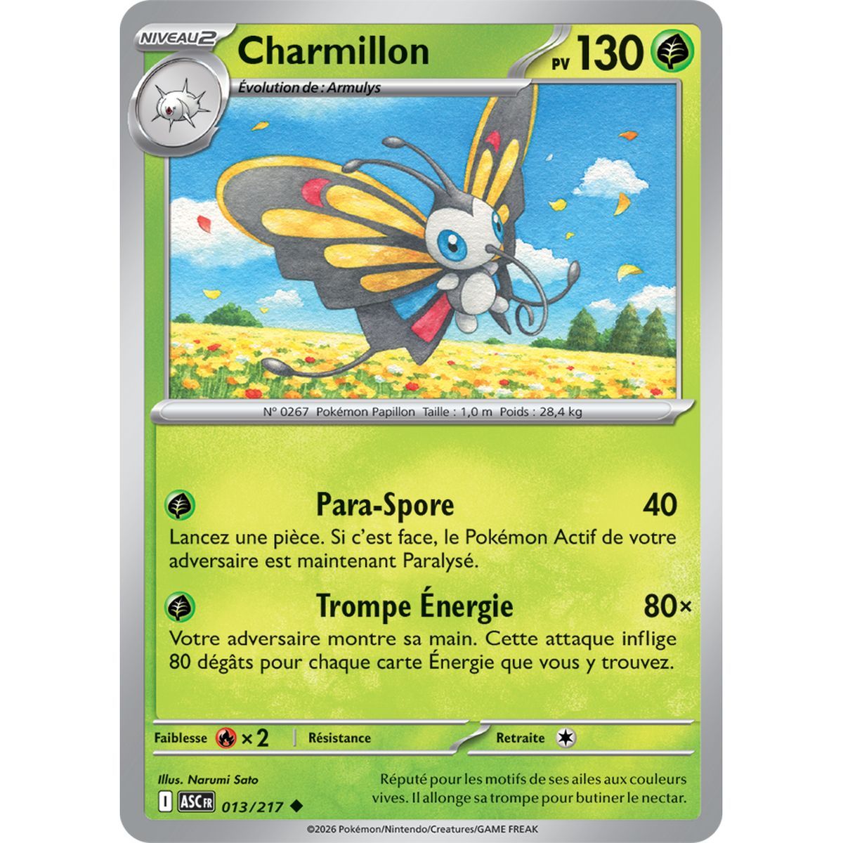 Charmillon - Peu Commune 13/217 - ME02.5 - Pokémon - Méga-Évolution Héros Transcendants