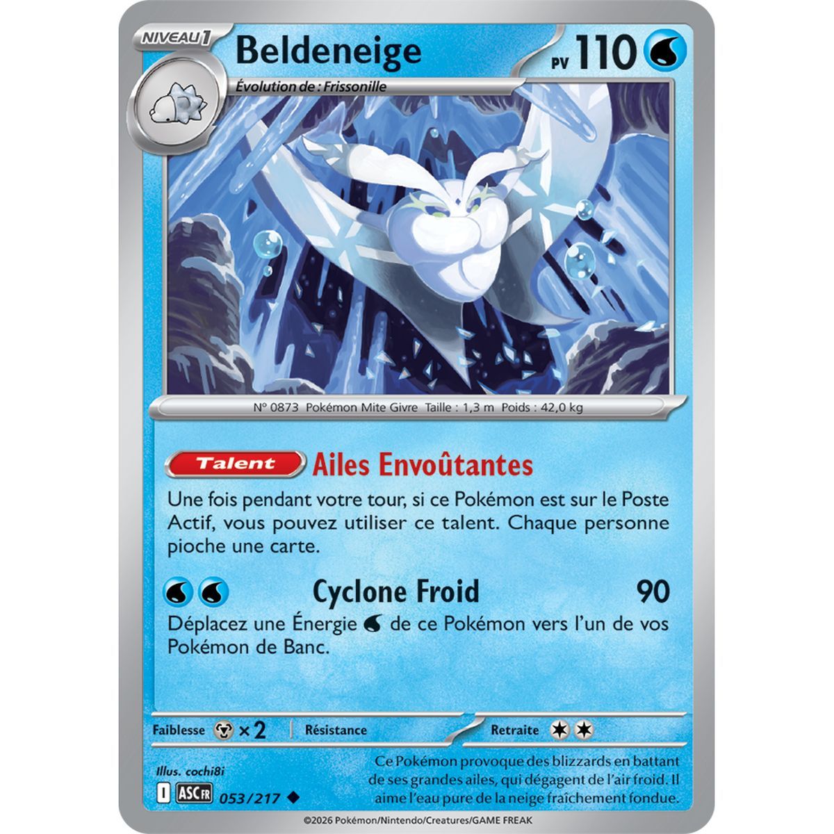 Beldeneige - Peu Commune 53/217 - ME02.5 - Pokémon - Méga-Évolution Héros Transcendants