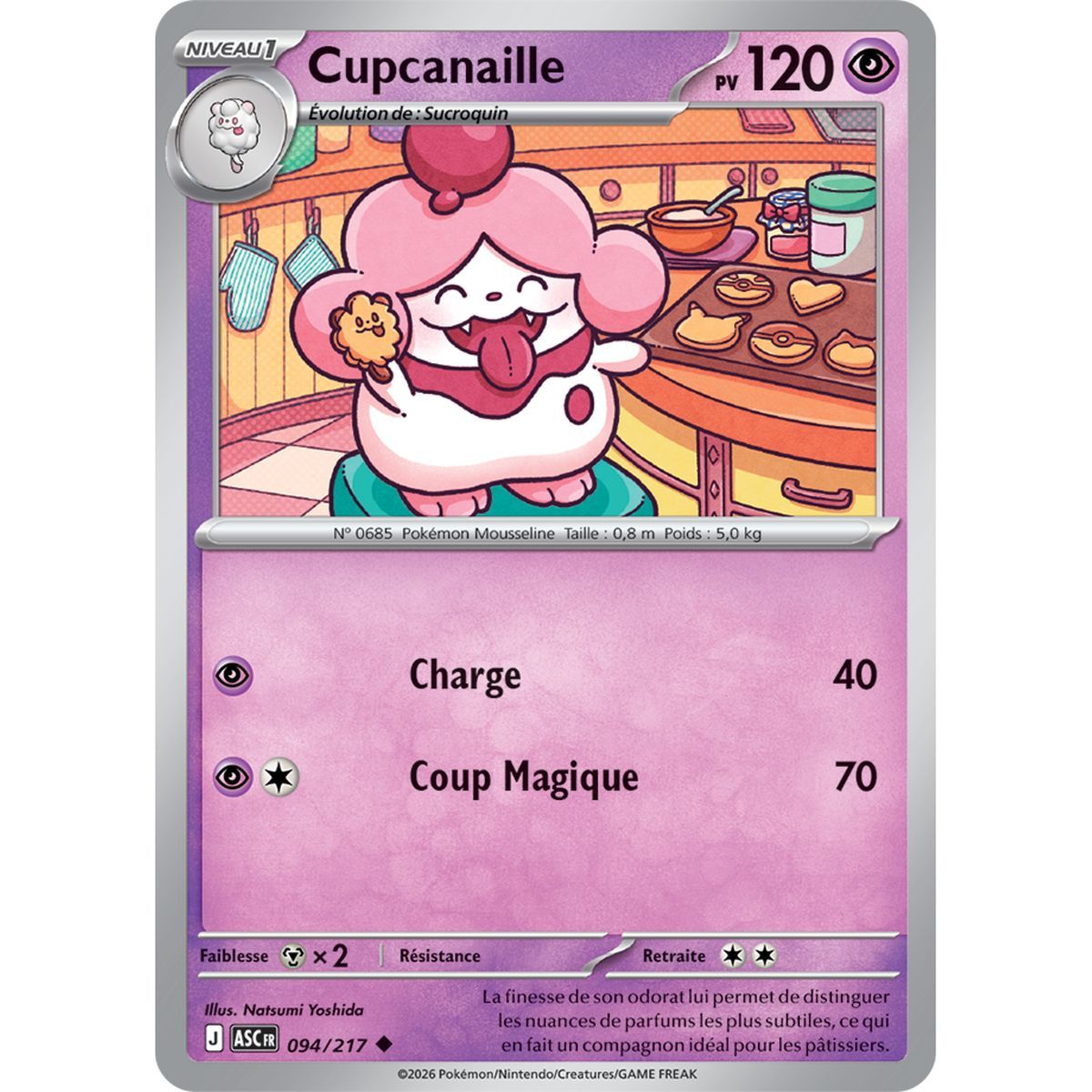 Cupcanaille - Peu Commune 94/217 - ME02.5 - Pokémon - Méga-Évolution Héros Transcendants