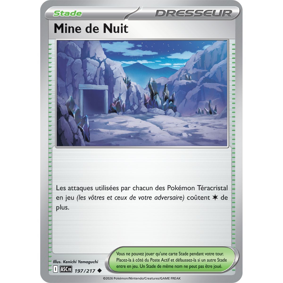 Mine de Nuit - Peu Commune 197/217 - ME02.5 - Pokémon - Méga-Évolution Héros Transcendants