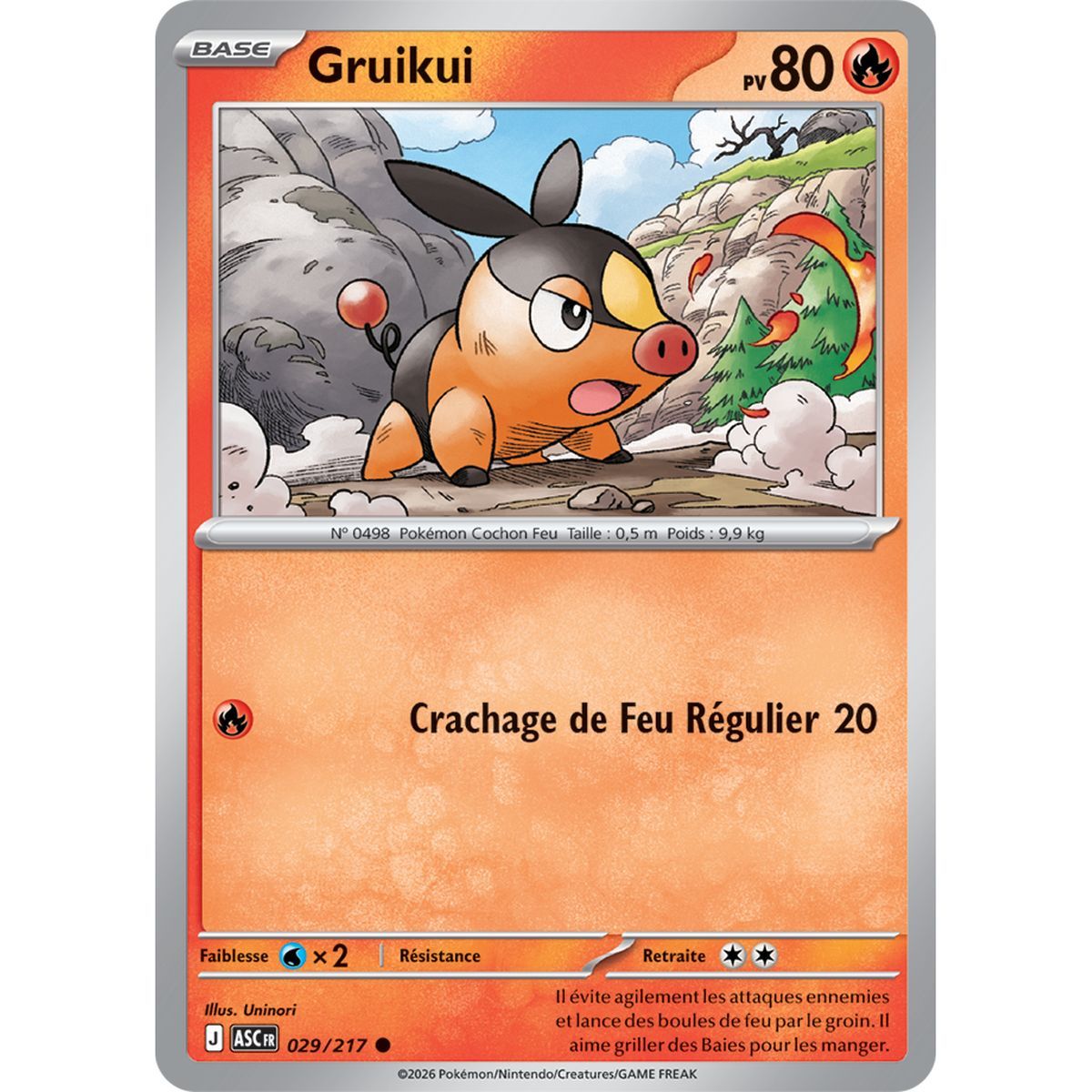 Gruikui - Commune 29/217 - ME02.5 - Pokémon - Méga-Évolution Héros Transcendants