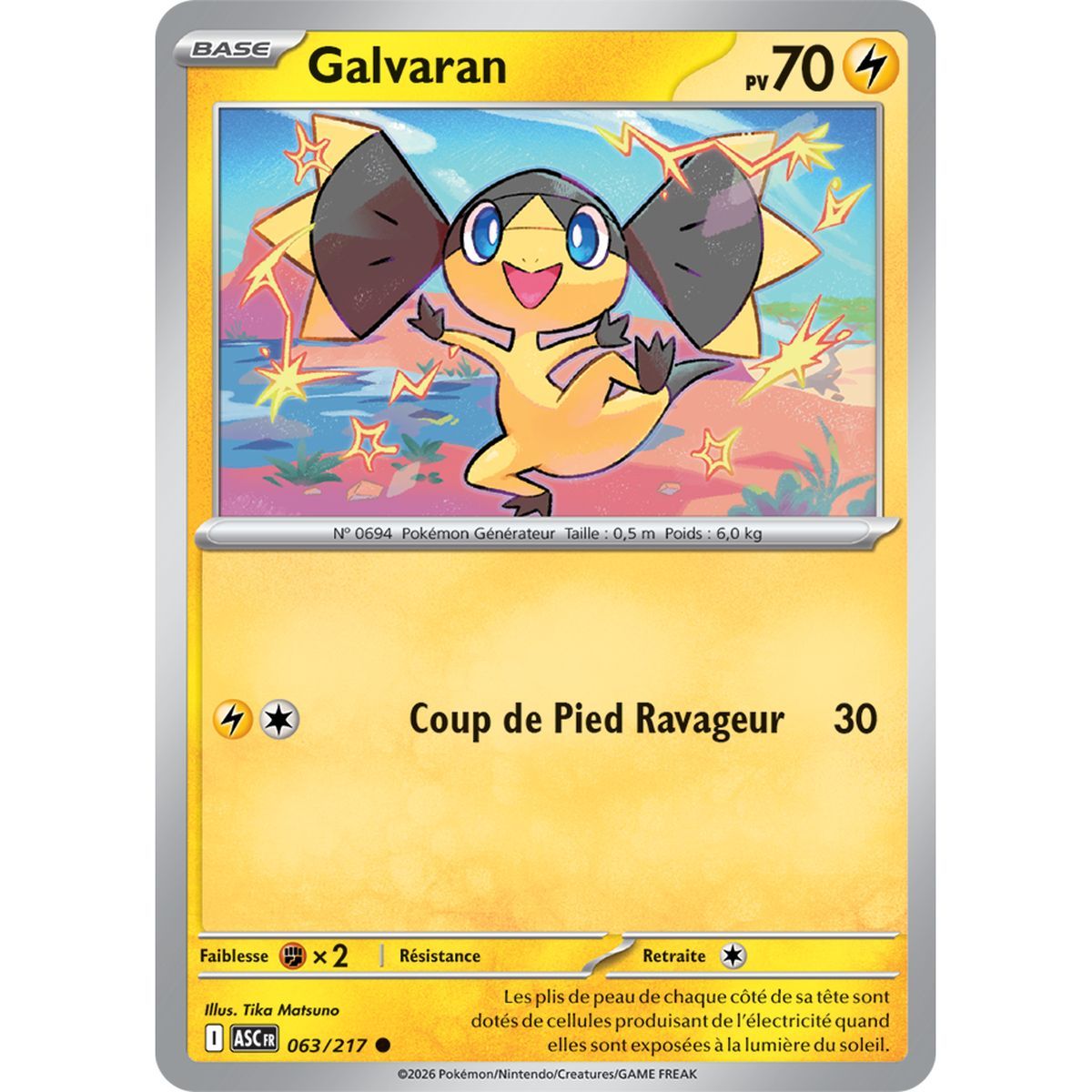 Galvaran - Commune 63/217 - ME02.5 - Pokémon - Méga-Évolution Héros Transcendants