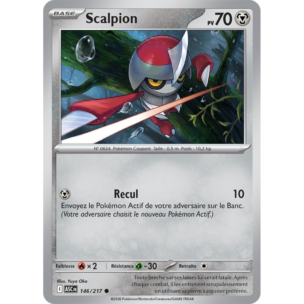 Scalpion - Commune 146/217 - ME02.5 - Pokémon - Méga-Évolution Héros Transcendants