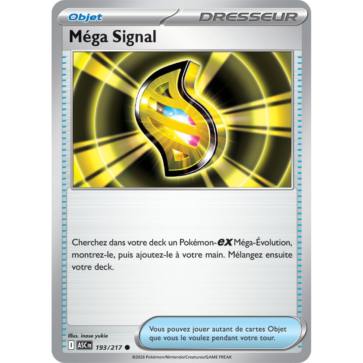 Méga Signal - Commune 193/217 - ME02.5 - Pokémon - Méga-Évolution Héros Transcendants