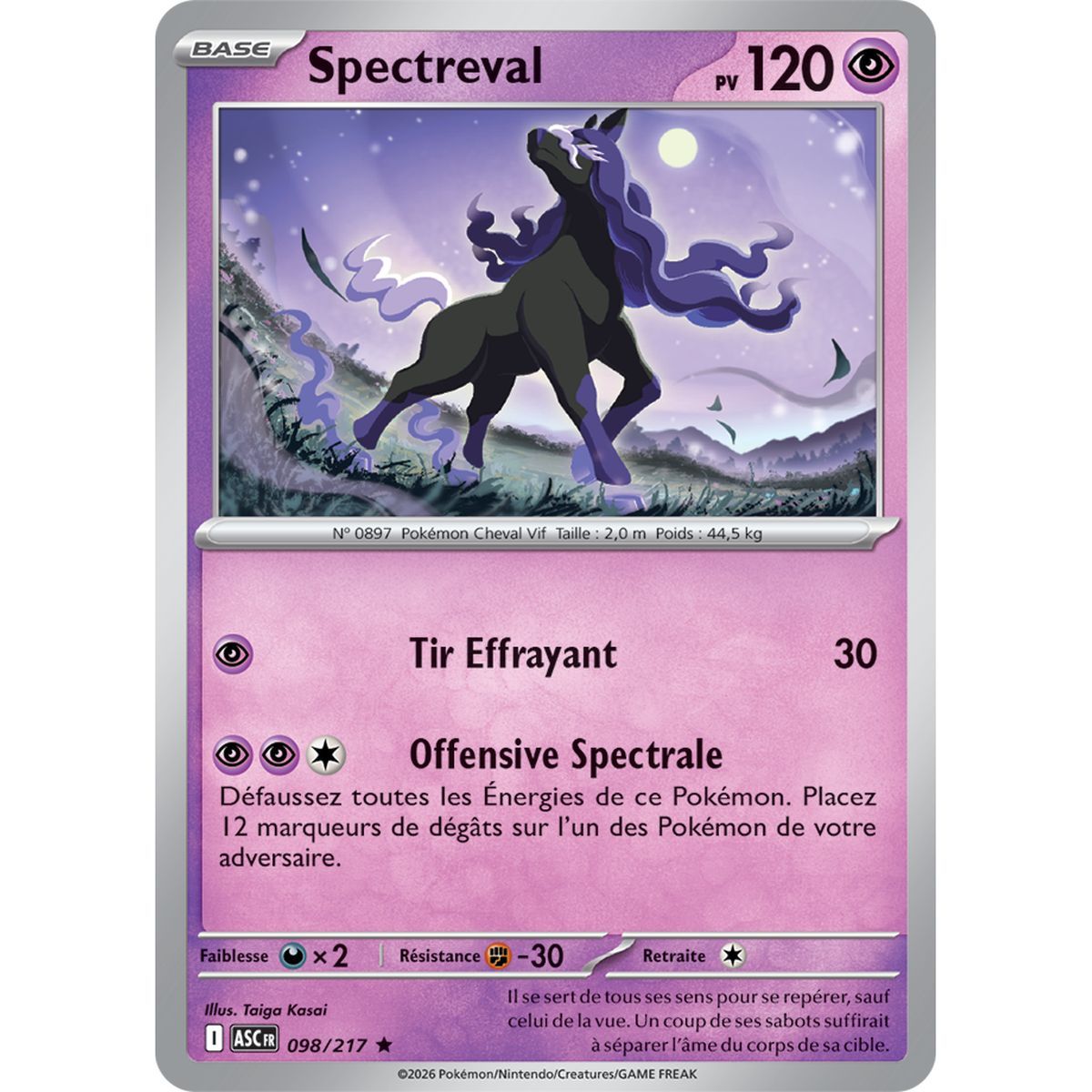 Spectreval - Reverse 98/217 - ME02.5 - Pokémon - Méga-Évolution Héros Transcendants