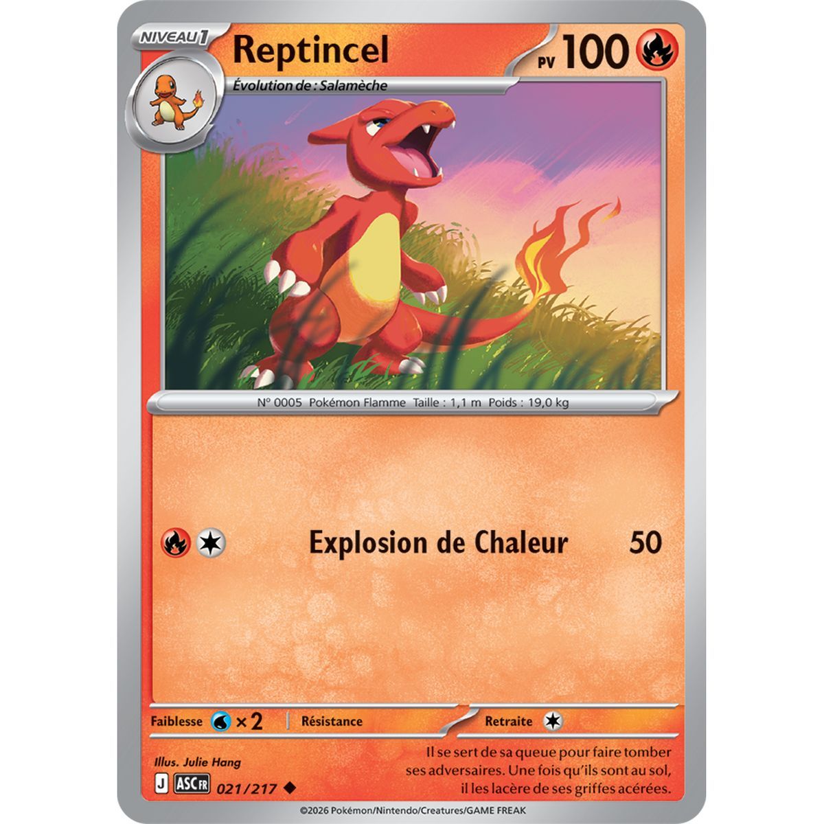 Reptincel - Reverse 21/217 - ME02.5 - Pokémon - Méga-Évolution Héros Transcendants
