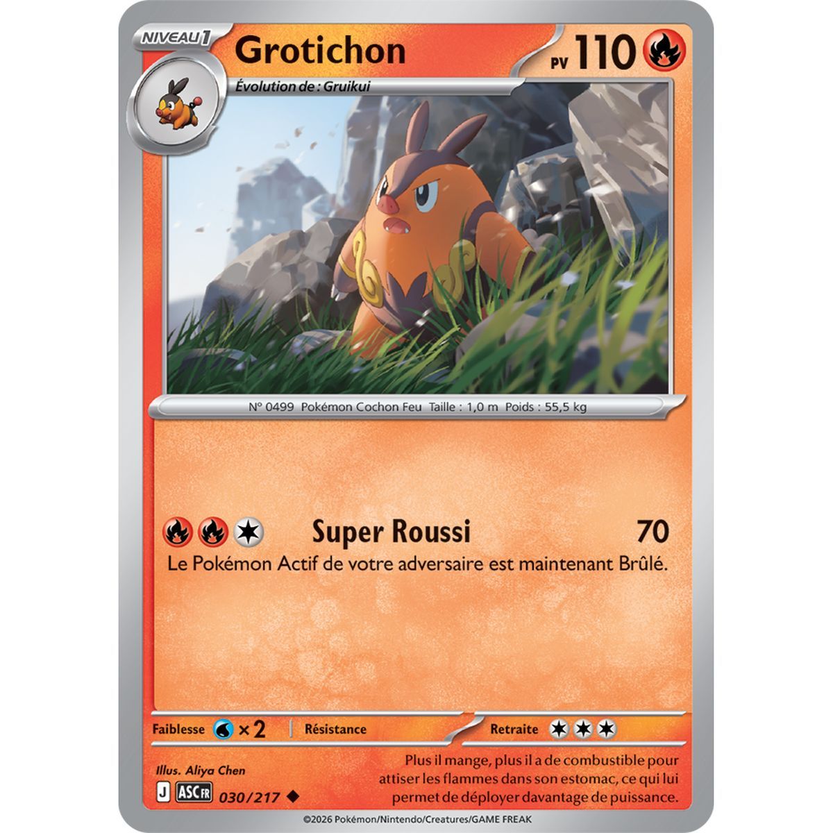 Grotichon - Reverse 30/217 - ME02.5 - Pokémon - Méga-Évolution Héros Transcendants