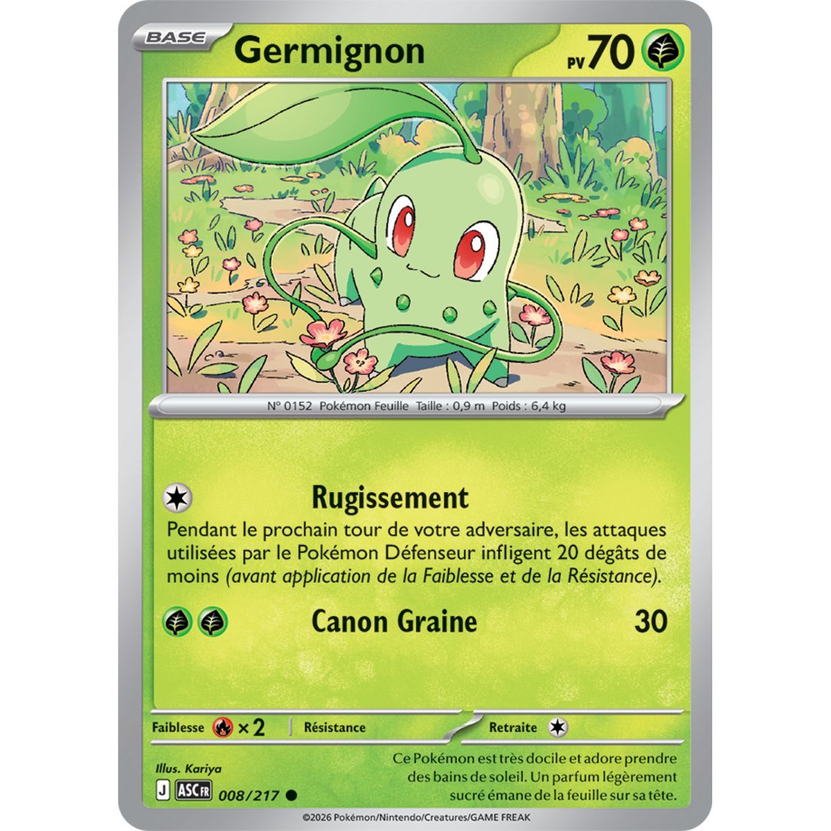 Germignon - Reverse 8/217 - ME02.5 - Pokémon - Méga-Évolution Héros Transcendants