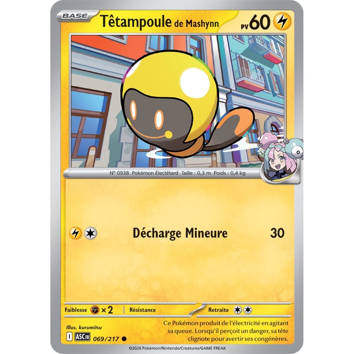 Têtampoule de Mashynn - Reverse 69/217 - ME02.5 - Pokémon - Méga-Évolution Héros Transcendants