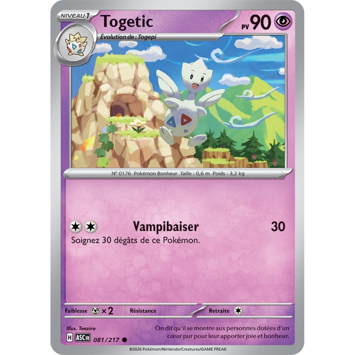 Togetic - Reverse 81/217 - ME02.5 - Pokémon - Méga-Évolution Héros Transcendants