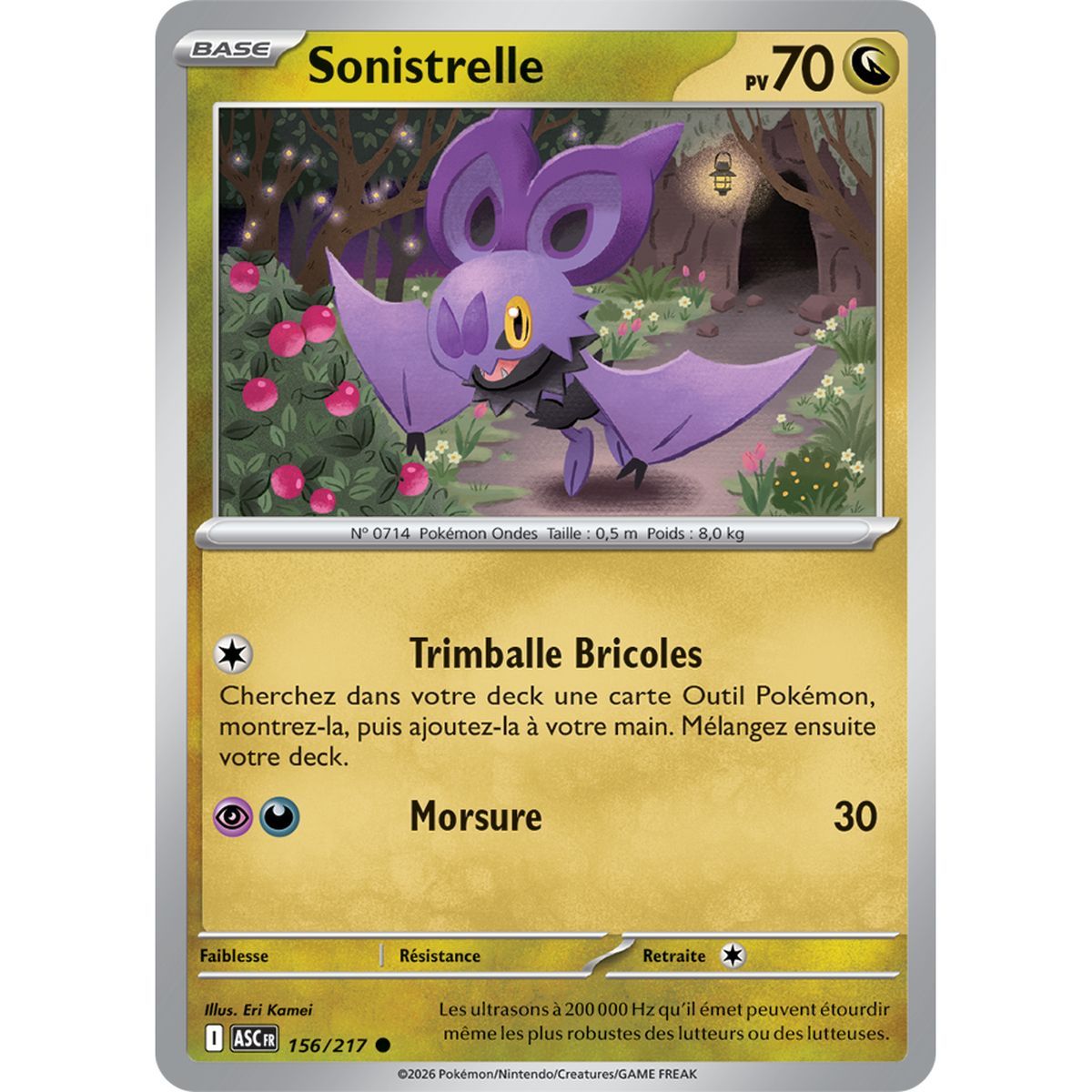 Sonistrelle - Reverse 156/217 - ME02.5 - Pokémon - Méga-Évolution Héros Transcendants