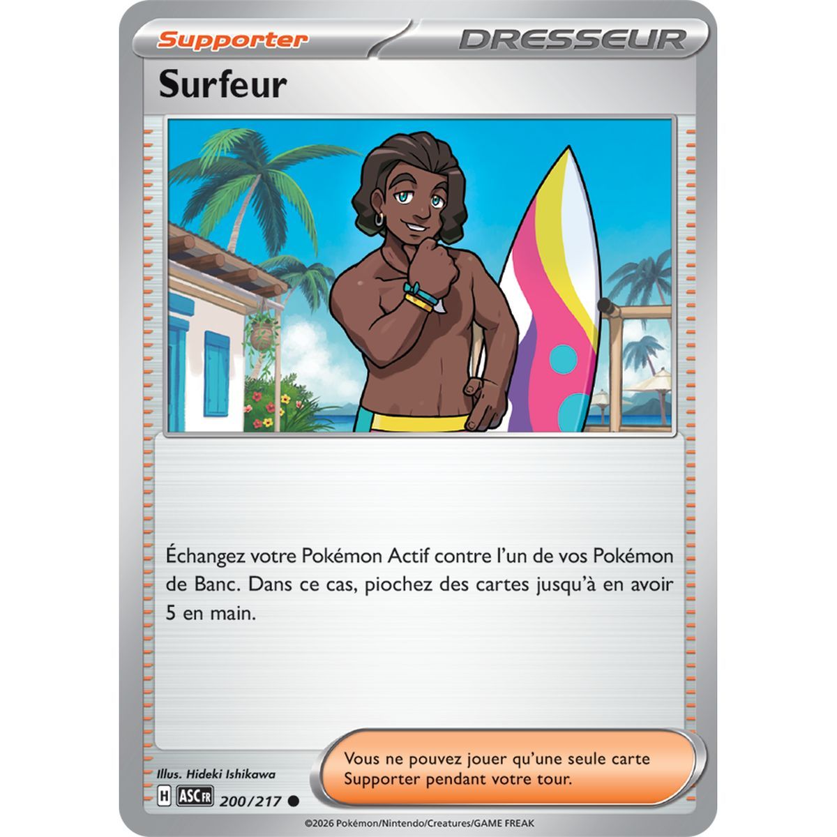 Surfeur - Reverse 200/217 - ME02.5 - Pokémon - Méga-Évolution Héros Transcendants