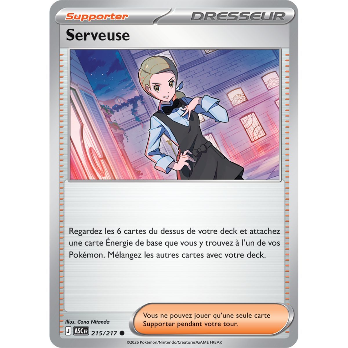 Serveuse - Reverse 215/217 - ME02.5 - Pokémon - Méga-Évolution Héros Transcendants