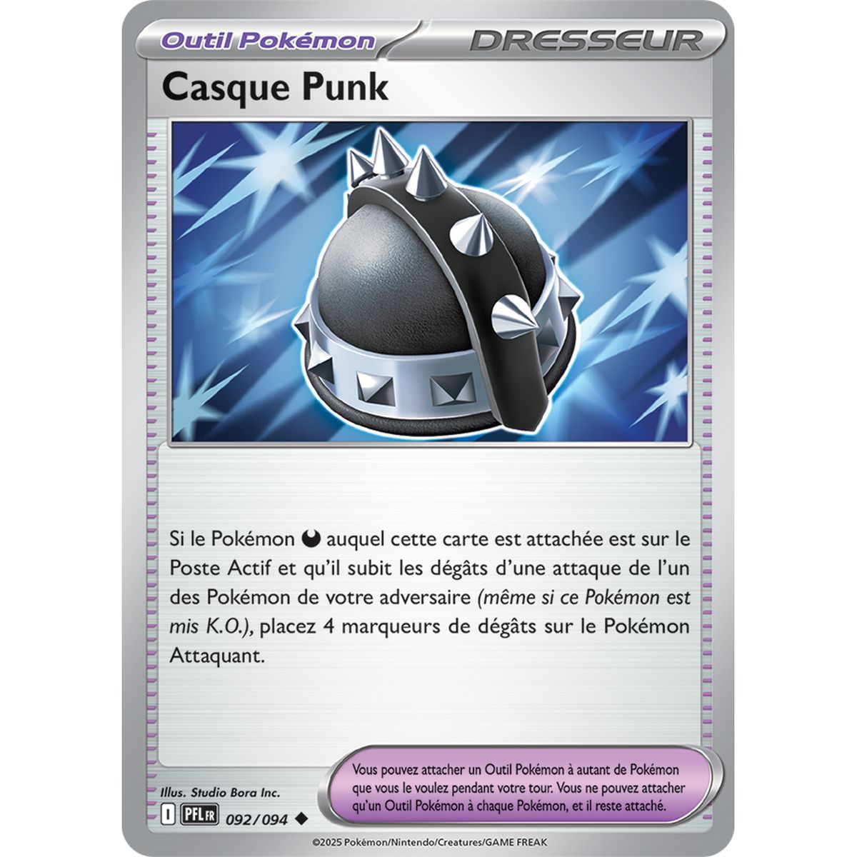Casque Punk - Peu Commune 92/94 - Méga-Evolution 2 Flammes Fantasmagoriques