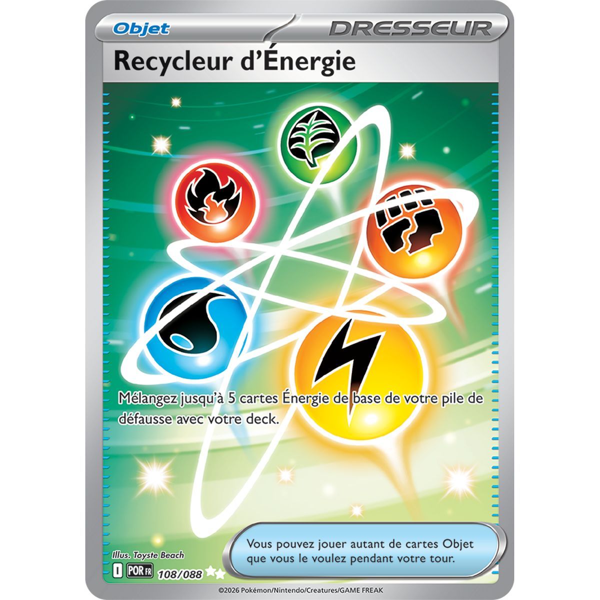 Recycleur d’Énergie - Ultra Rare 108/88 - ME03 - Pokémon - Méga-Évolution Équilibre Parfait