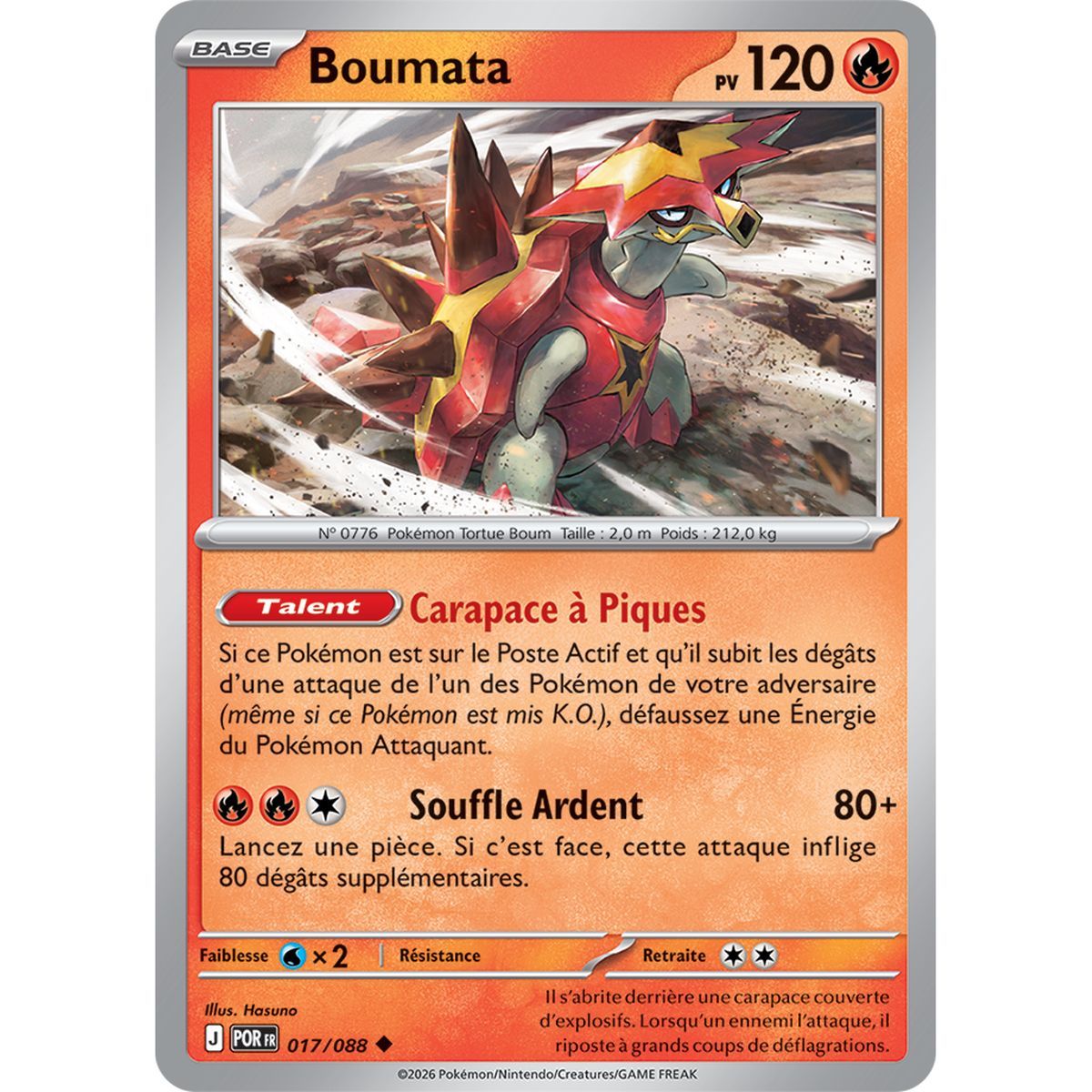 Boumata - Reverse 17/88 - ME03 - Pokémon - Méga-Évolution Équilibre Parfait