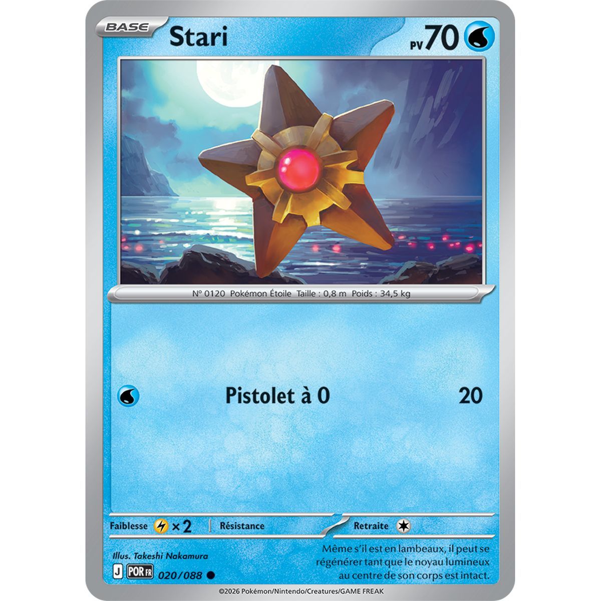 Stari - Commune 20/88 - ME03 - Pokémon - Méga-Évolution Équilibre Parfait