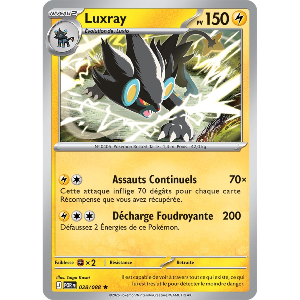 Luxray - Reverse 28/88 - ME03 - Pokémon - Méga-Évolution Équilibre Parfait