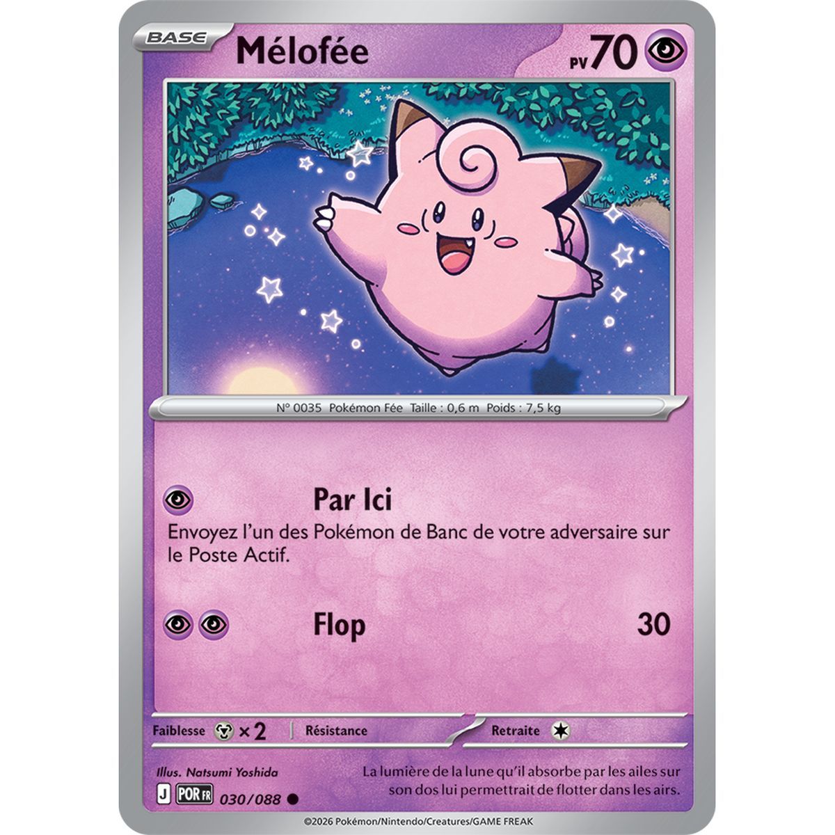 Mélofée - Commune 30/88 - ME03 - Pokémon - Méga-Évolution Équilibre Parfait