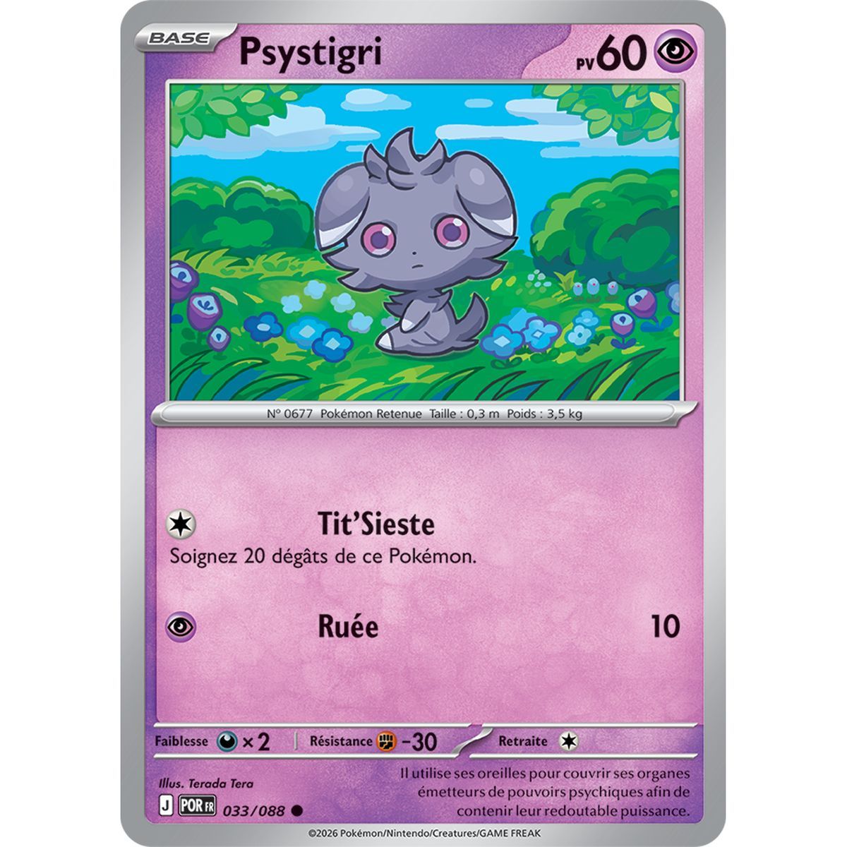 Psystigri - Reverse 33/88 - ME03 - Pokémon - Méga-Évolution Équilibre Parfait