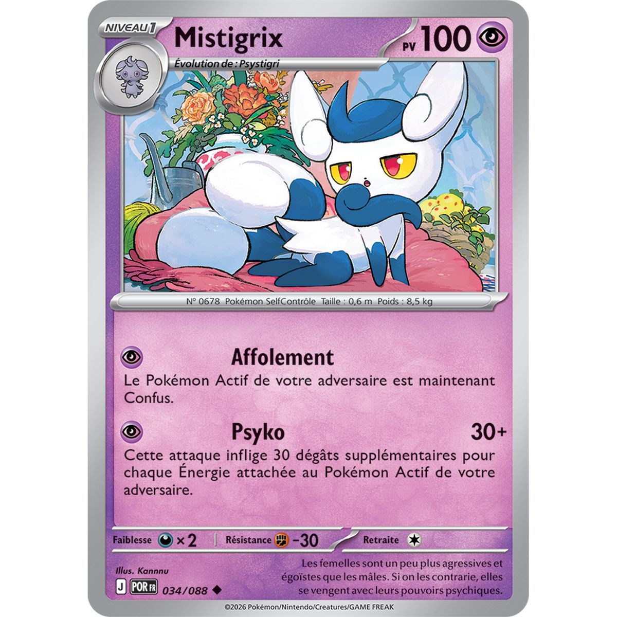 Mistigrix - Reverse 34/88 - ME03 - Pokémon - Méga-Évolution Équilibre Parfait