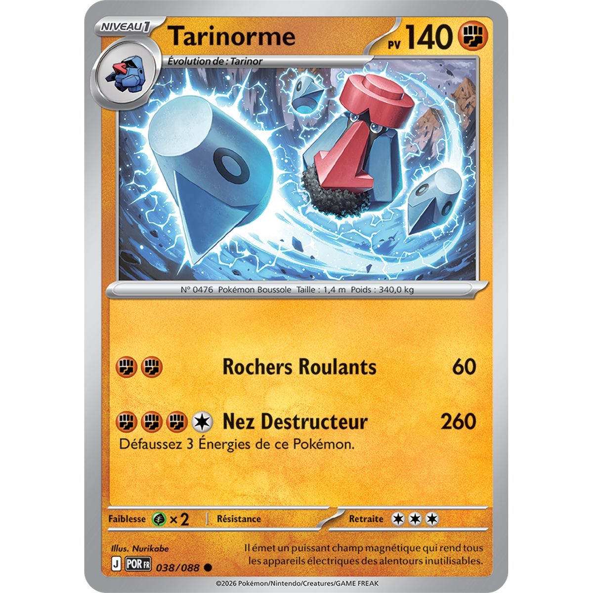 Tarinorme - Commune 38/88 - ME03 - Pokémon - Méga-Évolution Équilibre Parfait