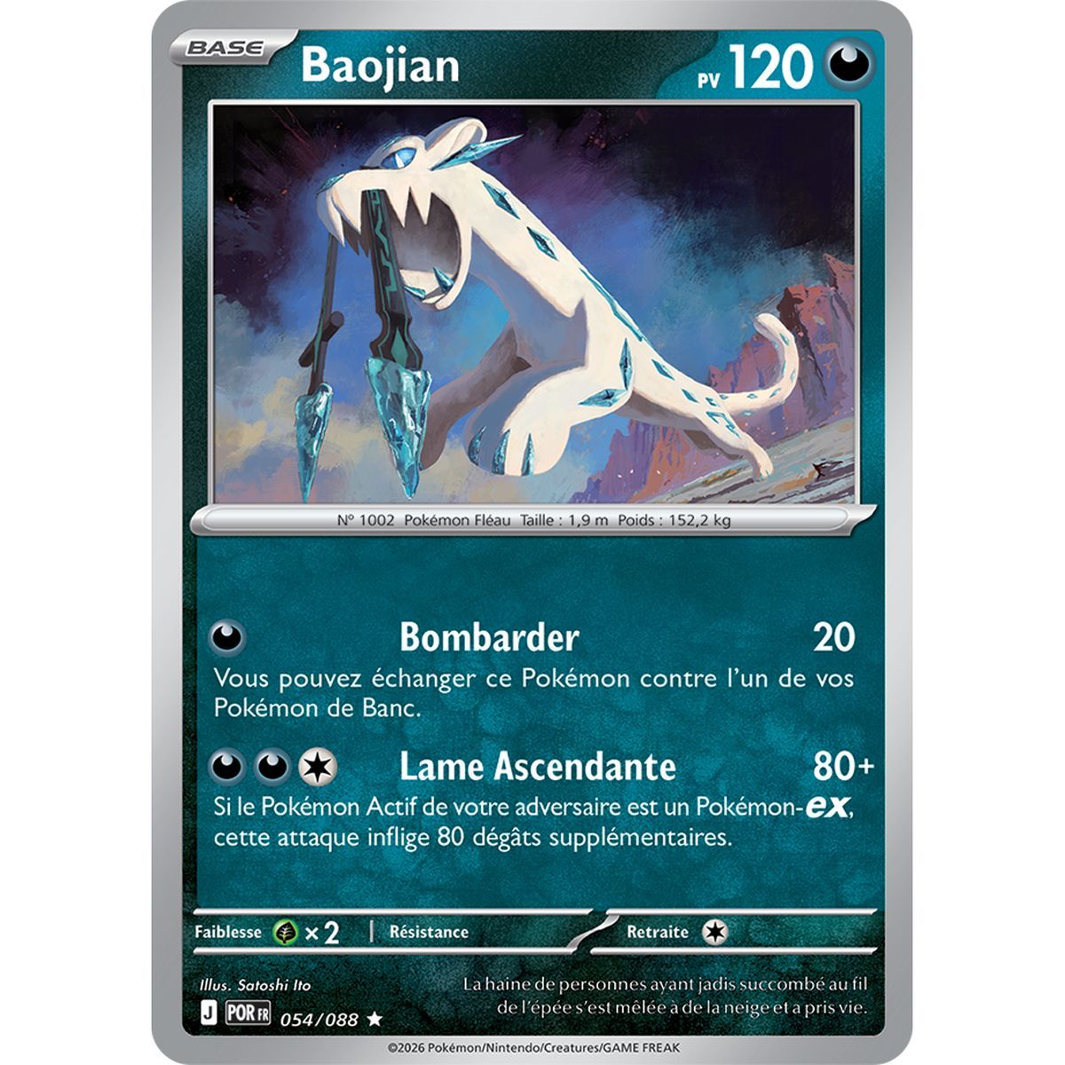 Baojian - Reverse 54/88 - ME03 - Pokémon - Méga-Évolution Équilibre Parfait