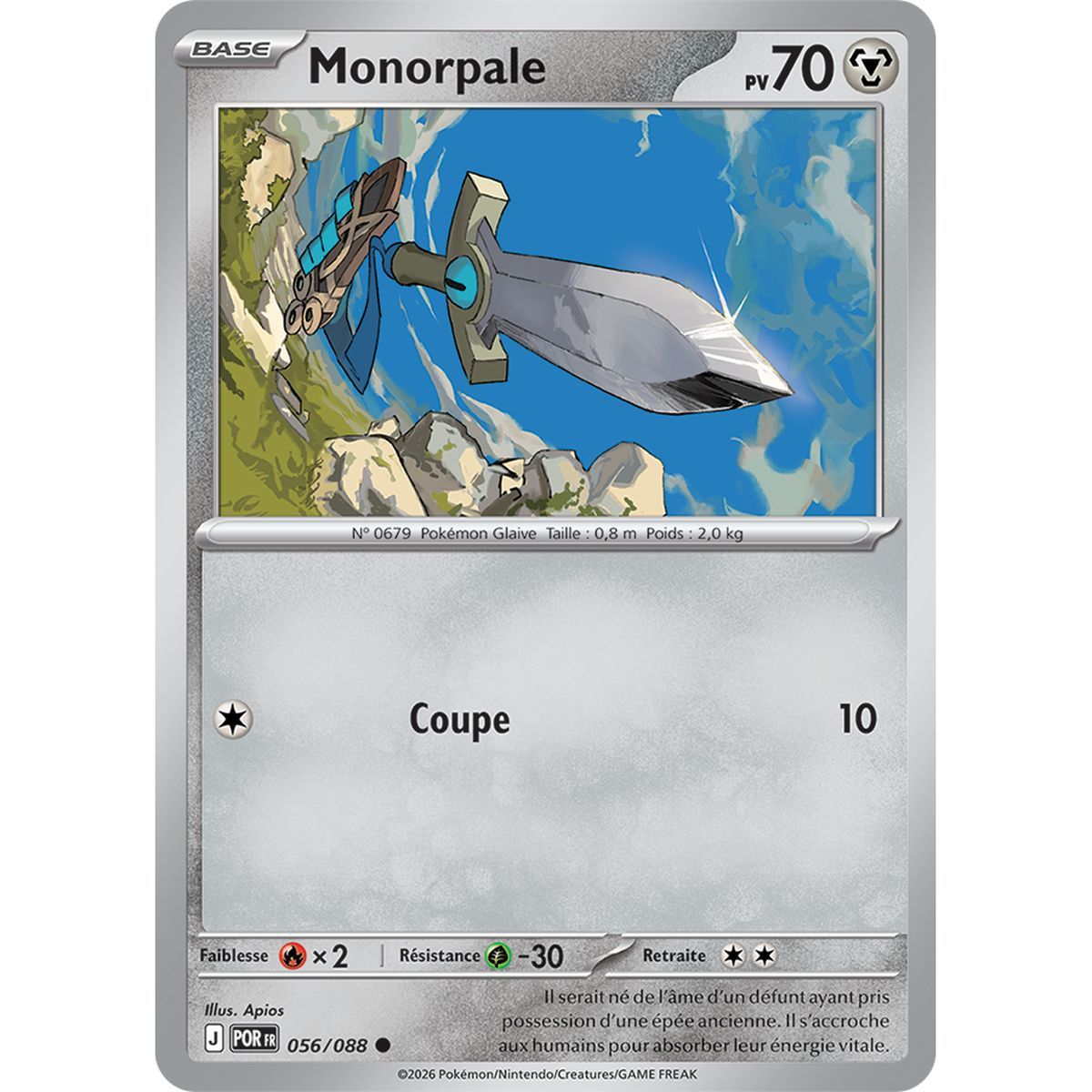 Monorpale - Commune 56/88 - ME03 - Pokémon - Méga-Évolution Équilibre Parfait