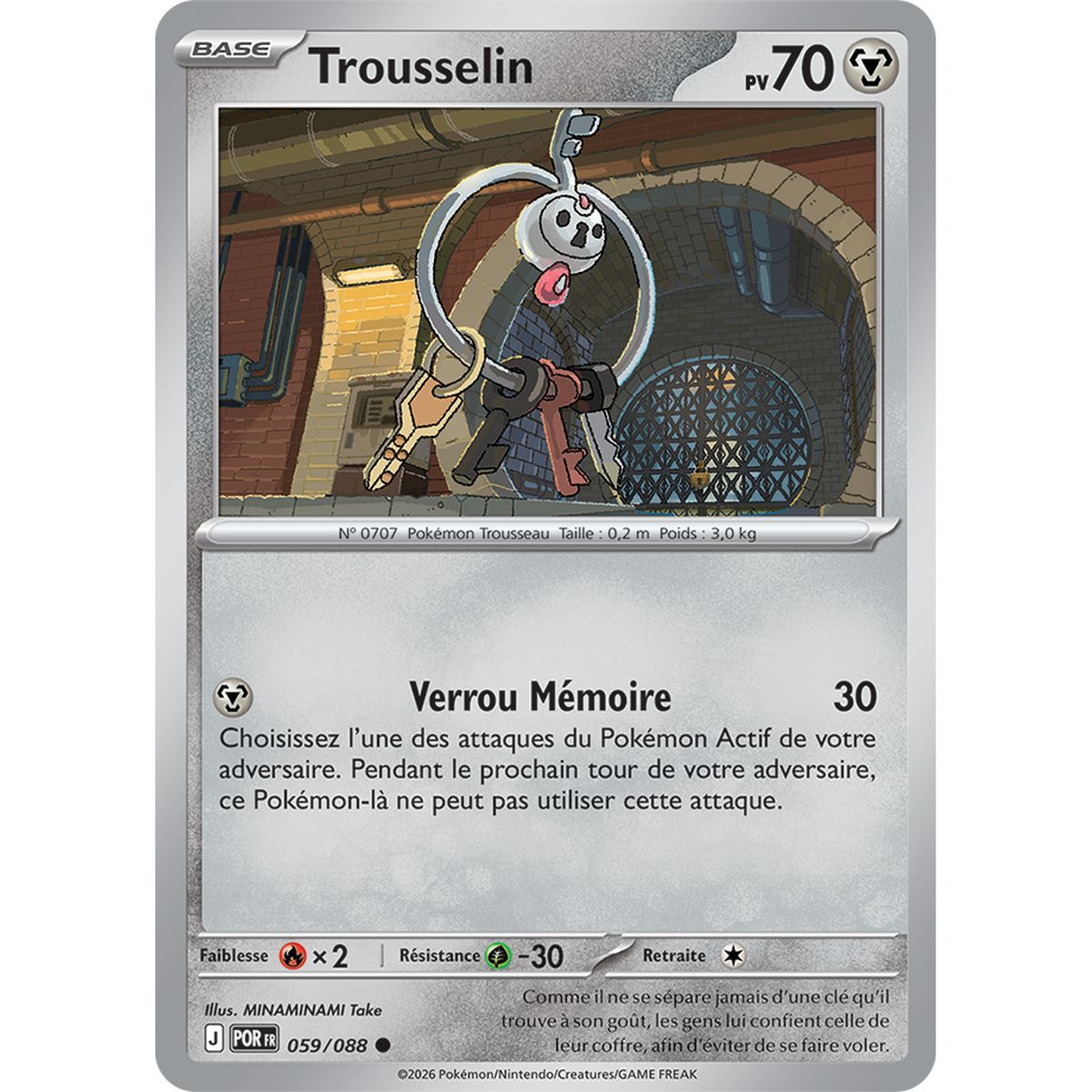 Trousselin - Commune 59/88 - ME03 - Pokémon - Méga-Évolution Équilibre Parfait