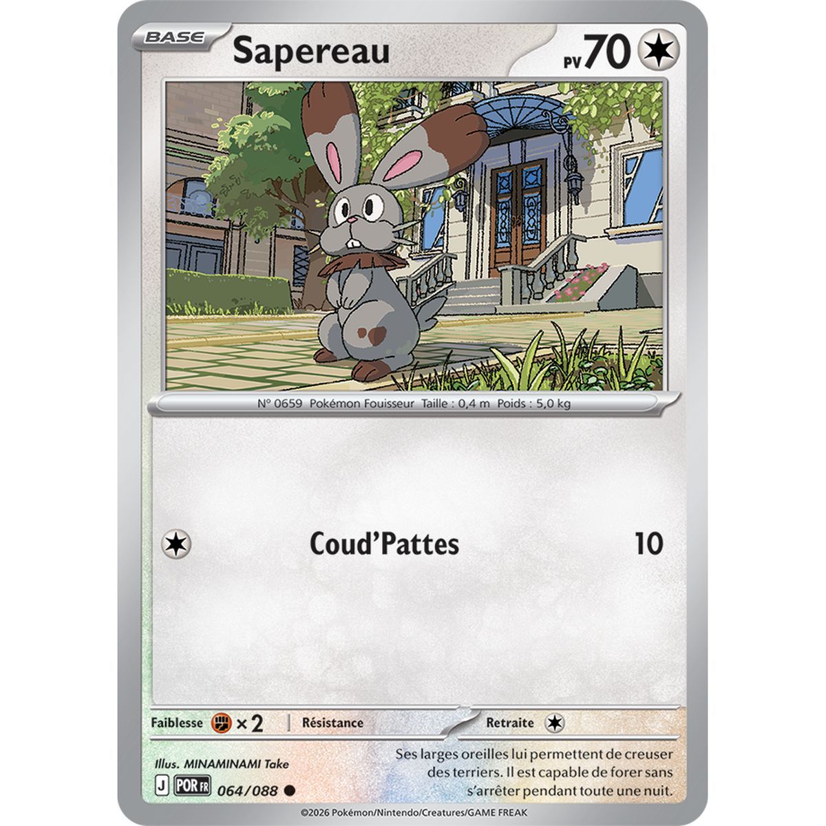 Sapereau - Reverse 64/88 - ME03 - Pokémon - Méga-Évolution Équilibre Parfait