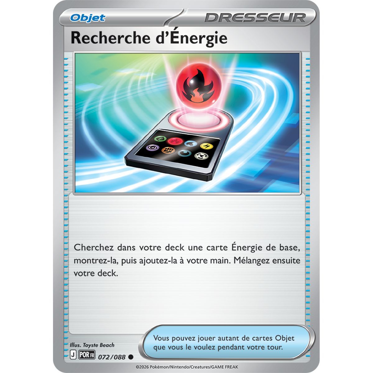 Recherche d’Énergie - Commune 72/88 - ME03 - Pokémon - Méga-Évolution Équilibre Parfait