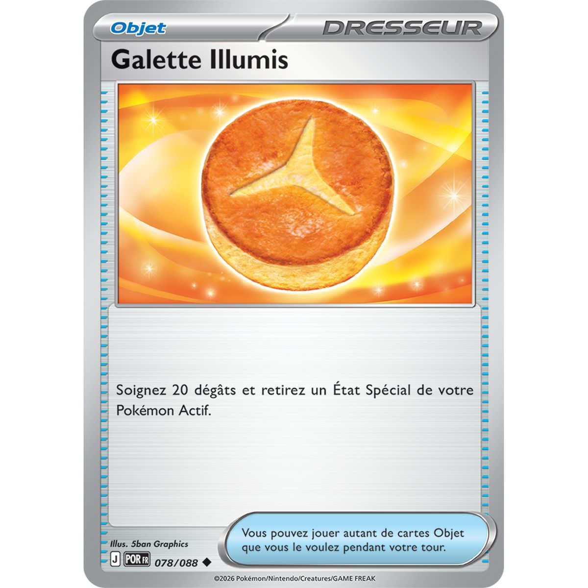 Galette Illumis - Reverse 78/88 - ME03 - Pokémon - Méga-Évolution Équilibre Parfait