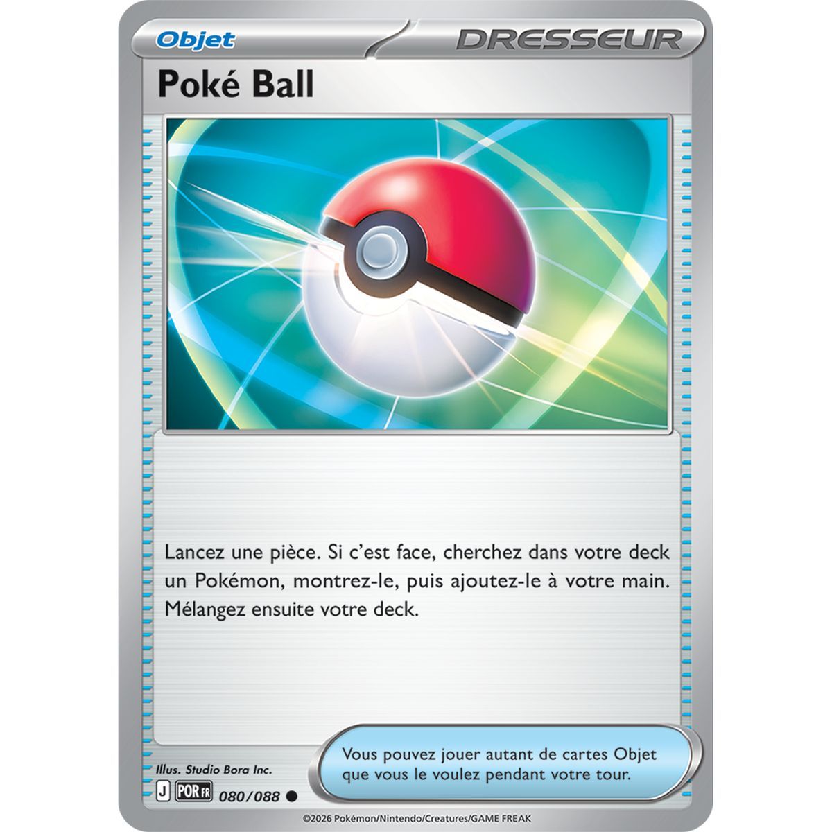 Poké Ball - Reverse 80/88 - ME03 - Pokémon - Méga-Évolution Équilibre Parfait