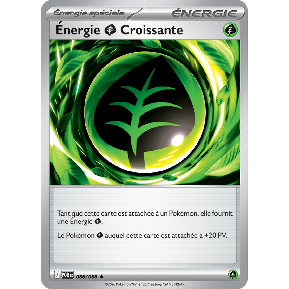 ÉnergieGrassCroissante - Reverse 86/88 - ME03 - Pokémon - Méga-Évolution Équilibre Parfait