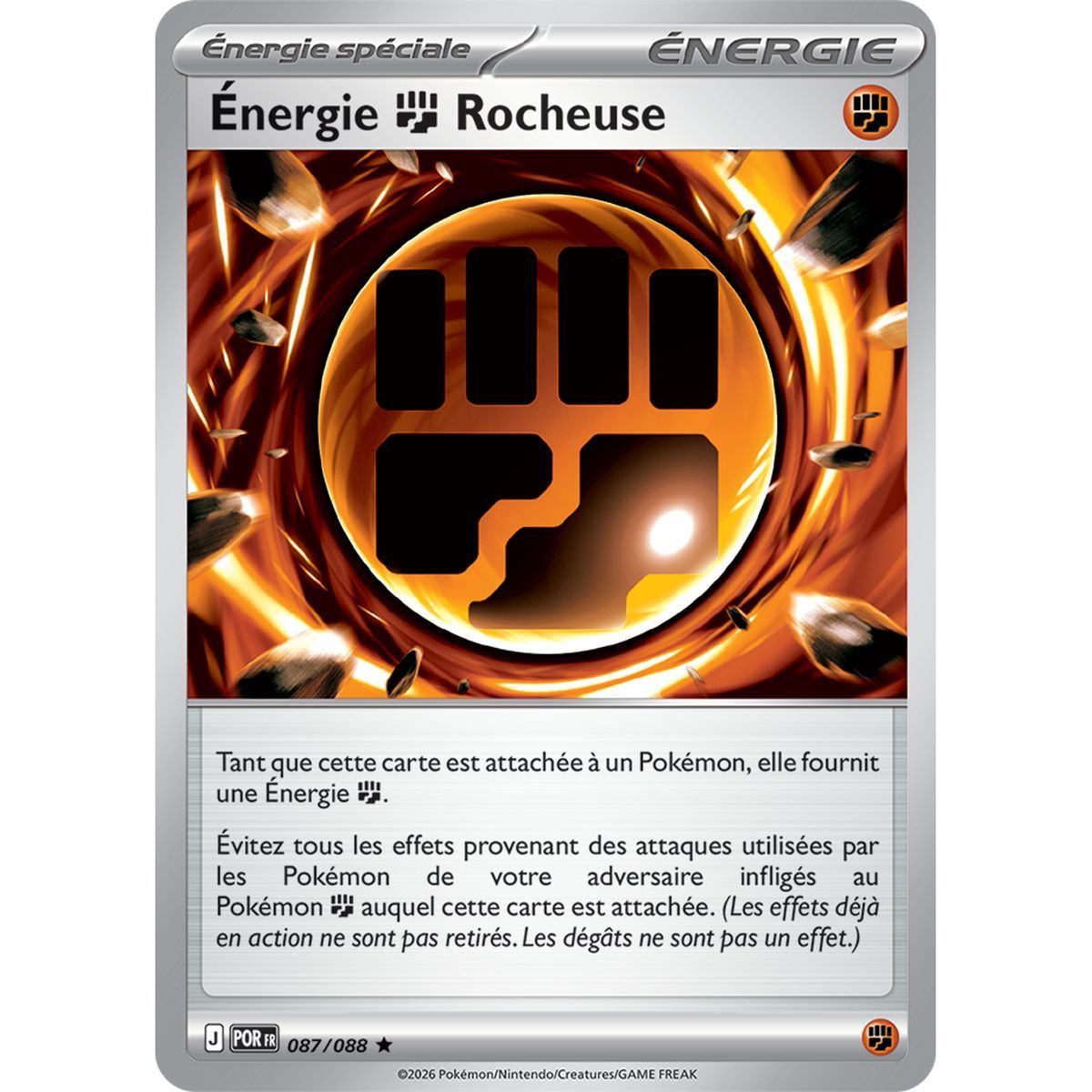 ÉnergieFightingRocheuse - Reverse 87/88 - ME03 - Pokémon - Méga-Évolution Équilibre Parfait