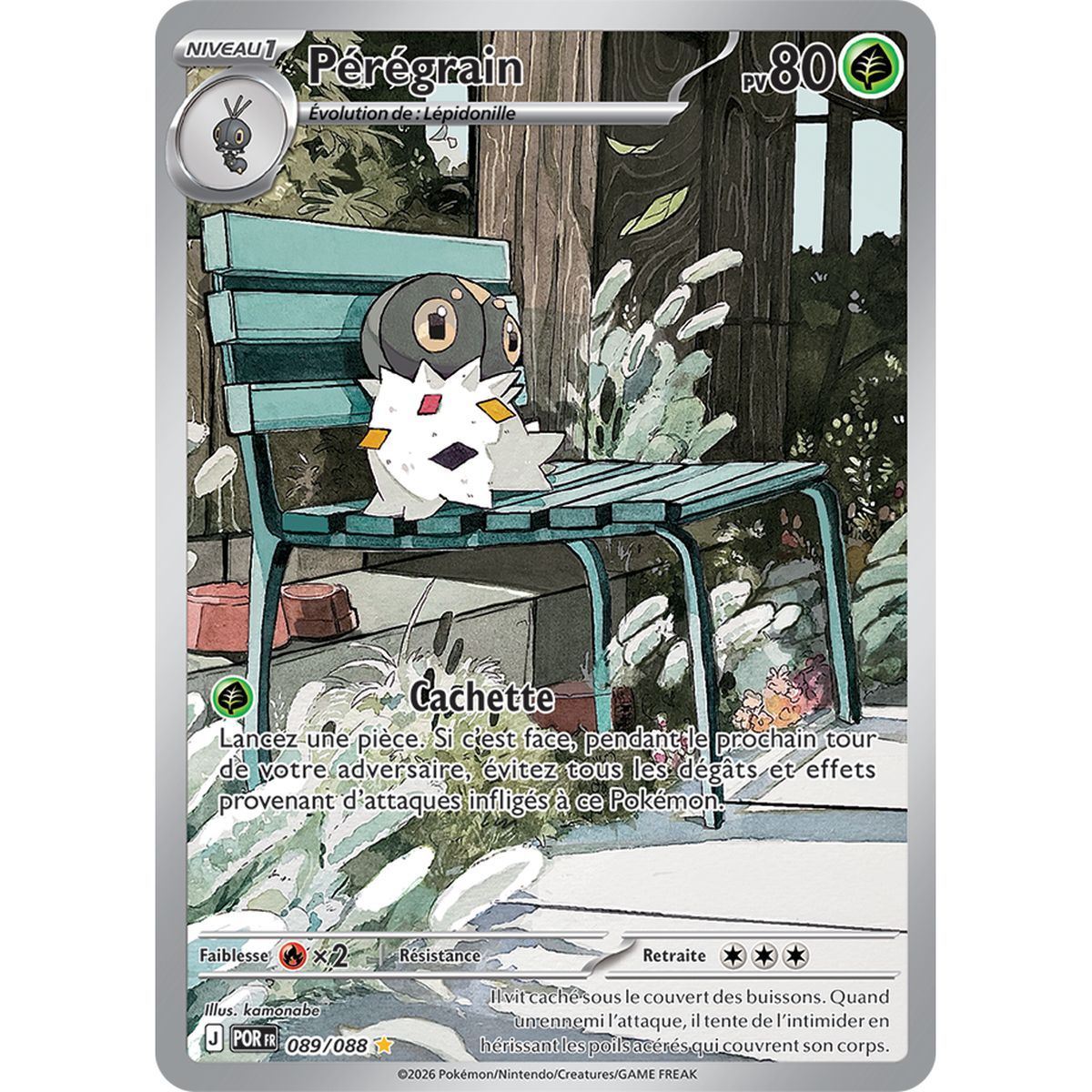 Pérégrain - Illustration Rare 89/88 - ME03 - Pokémon - Méga-Évolution Équilibre Parfait