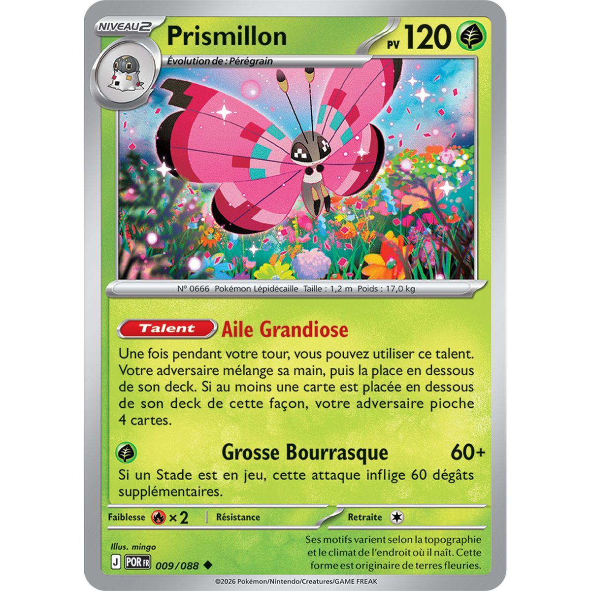 Prismillon - Peu Commune 9/88 - ME03 - Pokémon - Méga-Évolution Équilibre Parfait