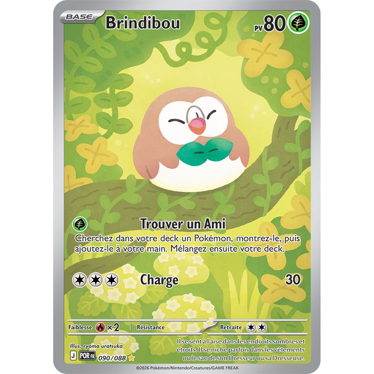 Brindibou - Illustration Rare 90/88 - ME03 - Pokémon - Méga-Évolution Équilibre Parfait