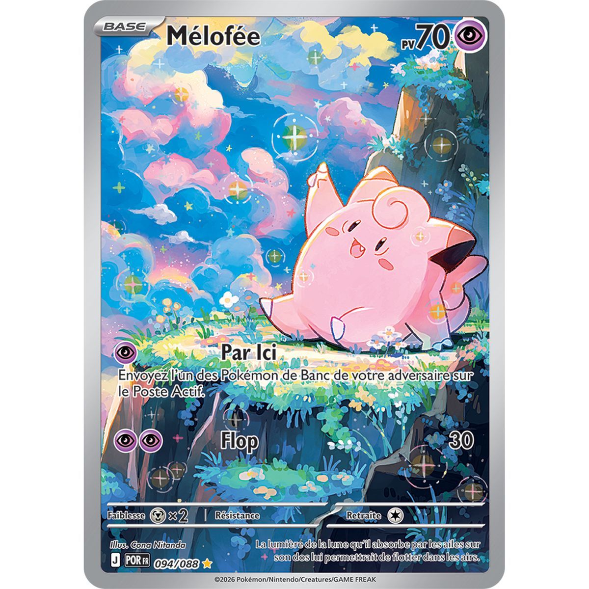 Mélofée - Illustration Rare 94/88 - ME03 - Pokémon - Méga-Évolution Équilibre Parfait