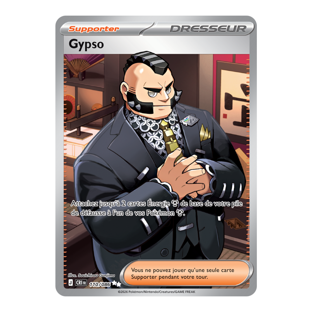 Gypso - Ultra Rare 110/86 - ME04 - Pokémon - Méga-Évolution Chaos Ascendant