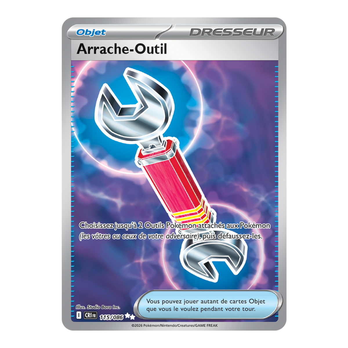 Arrache-Outil - Ultra Rare 115/86 - ME04 - Pokémon - Méga-Évolution Chaos Ascendant