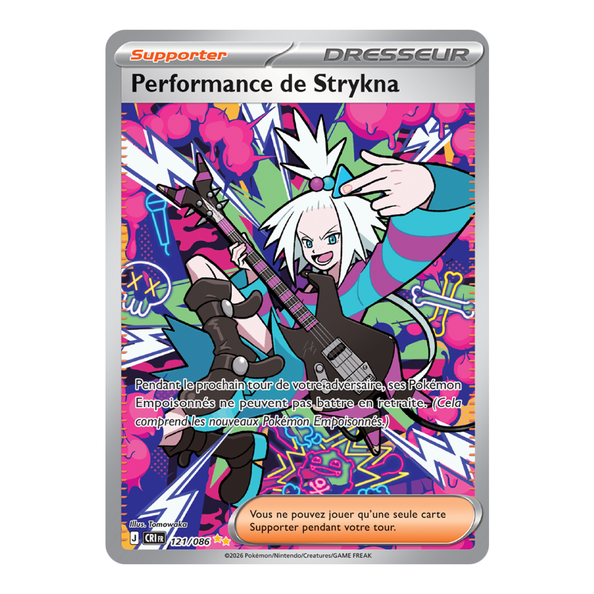 Performance de Strykna - Special Illustration Rare 121/86 - ME04 - Pokémon - Méga-Évolution Chaos Ascendant