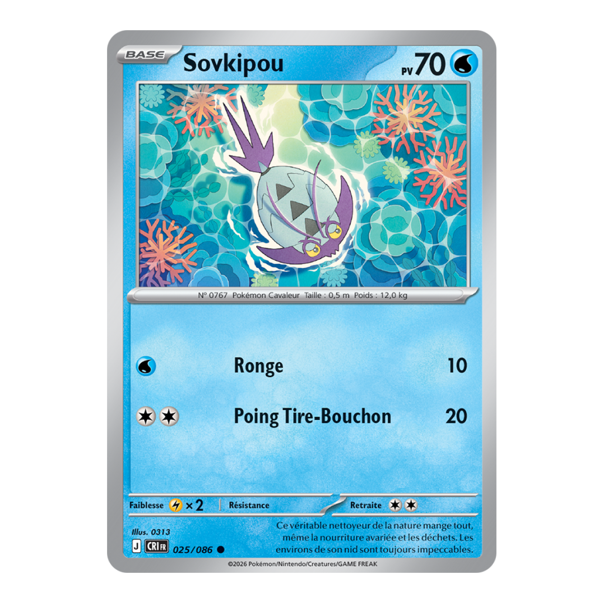 Sovkipou - Reverse 25/86 - ME04 - Pokémon - Méga-Évolution Chaos Ascendant