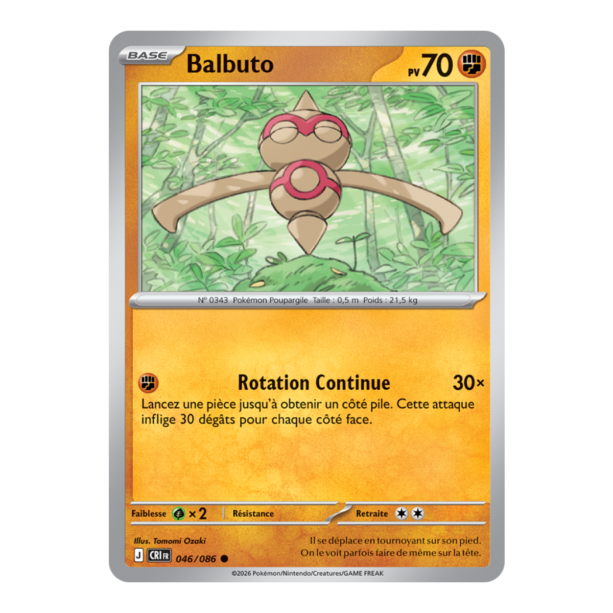 Balbuto - Commune 46/86 - ME04 - Pokémon - Méga-Évolution Chaos Ascendant
