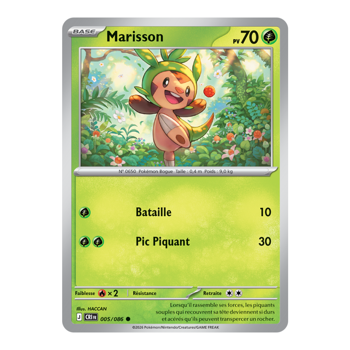 Marisson - Reverse 5/86 - ME04 - Pokémon - Méga-Évolution Chaos Ascendant