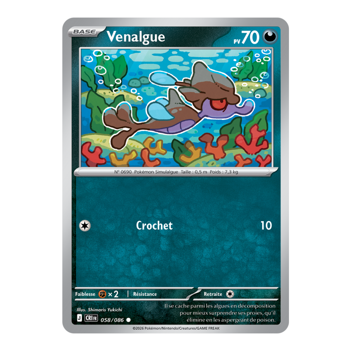 Venalgue - Commune 58/86 - ME04 - Pokémon - Méga-Évolution Chaos Ascendant