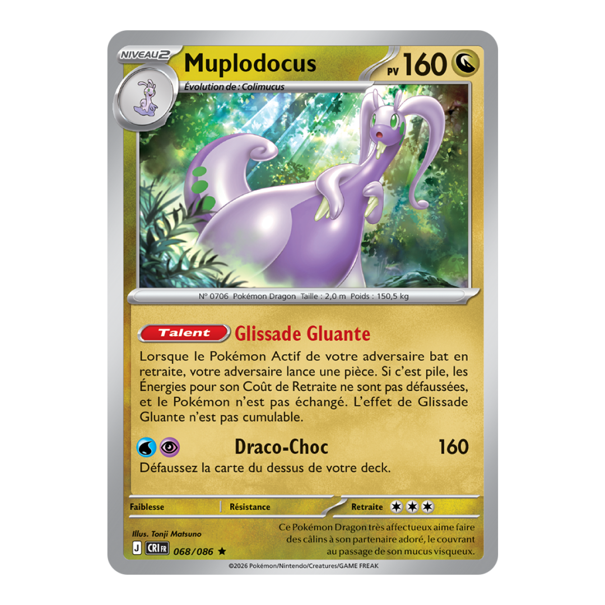 Muplodocus - Reverse 68/86 - ME04 - Pokémon - Méga-Évolution Chaos Ascendant