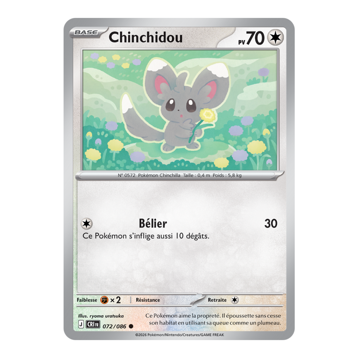 Chinchidou - Commune 72/86 - ME04 - Pokémon - Méga-Évolution Chaos Ascendant
