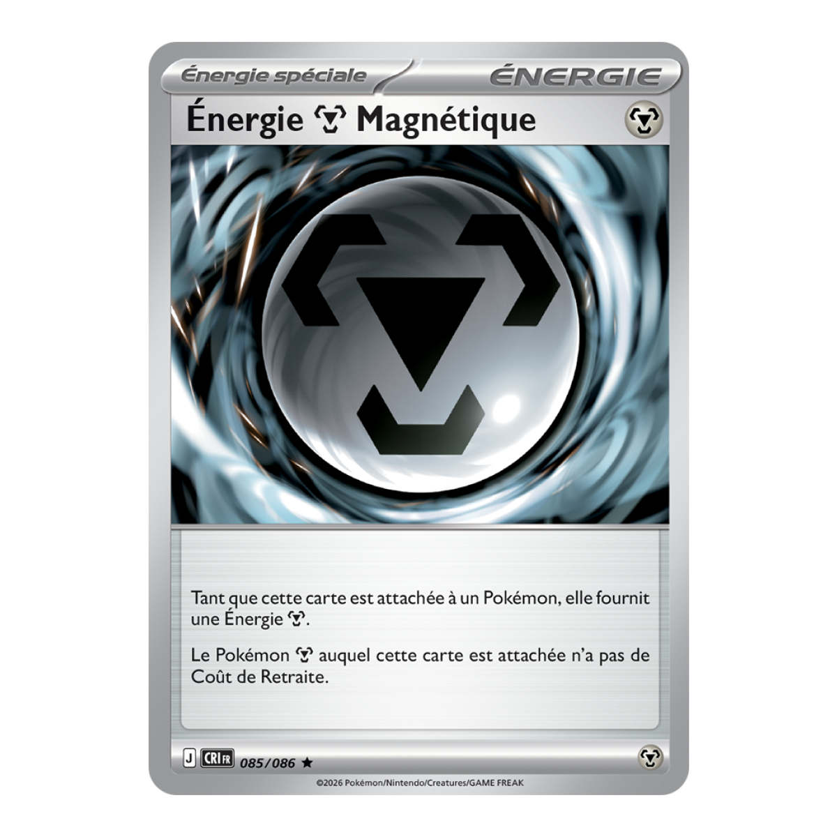 ÉnergieMetalMagnétique - Holo Rare 85/86 - ME04 - Pokémon - Méga-Évolution Chaos Ascendant
