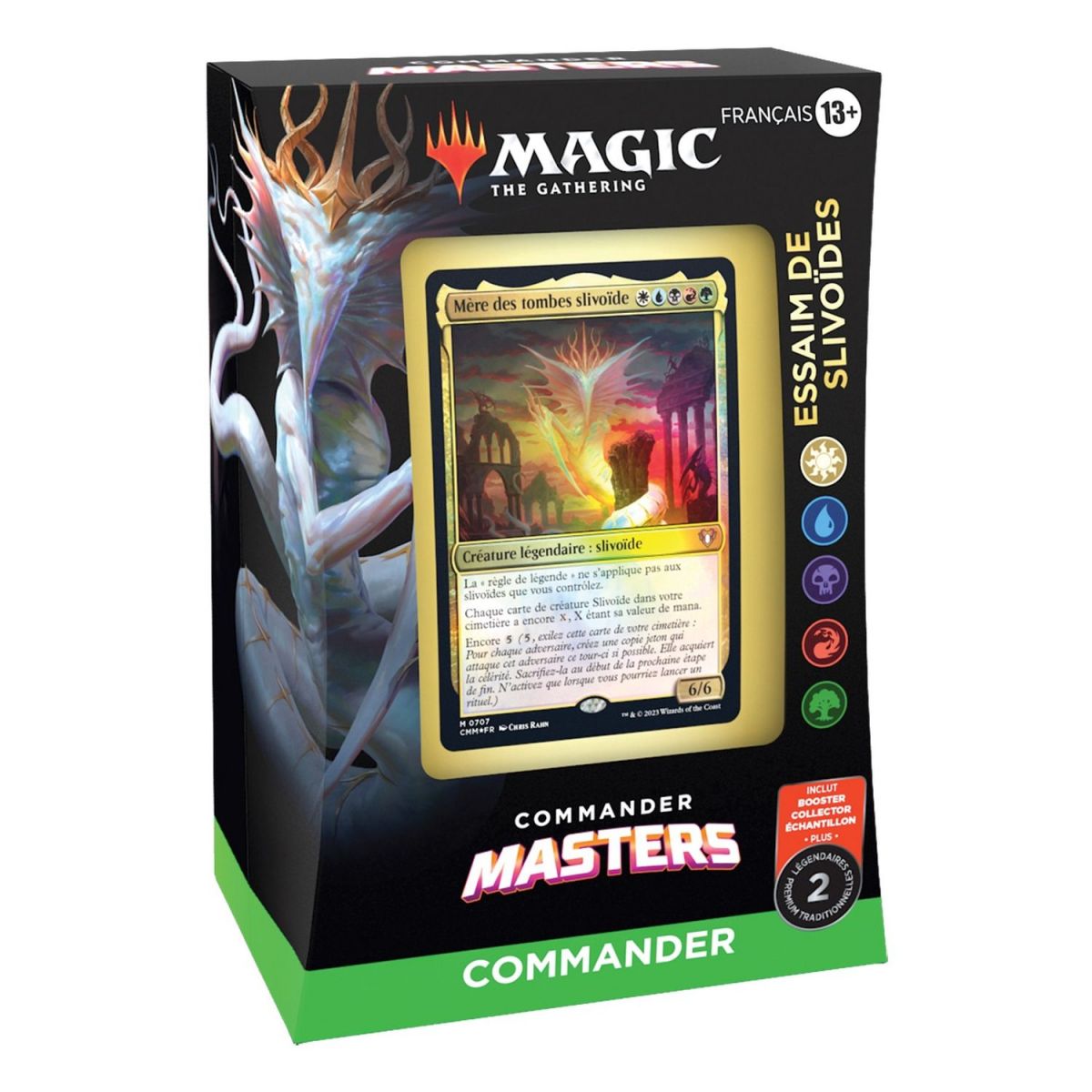 Item MTG - Deck Commander - Commander Masters - Essaim de Slivoïdes - FR